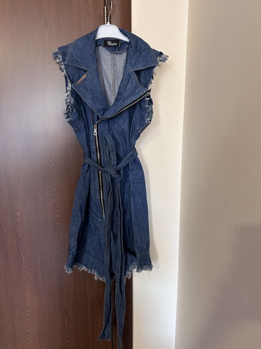 Ексклузивен Деним Гащеризон Djofra – Градска икона с дръзка визия!