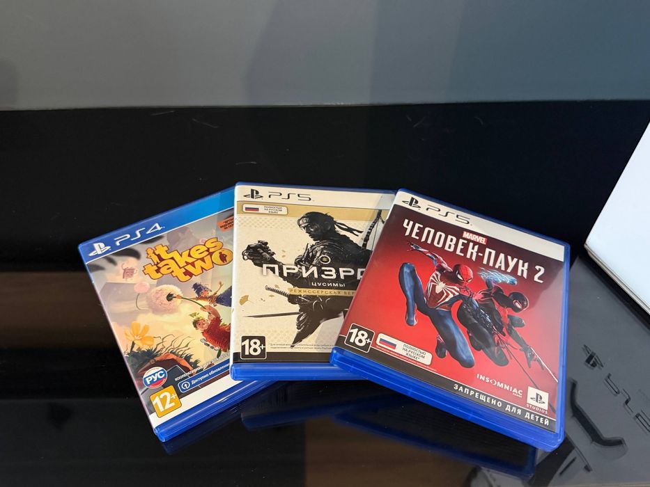 Sony PlayStation 5 PS5 Disc Edition + 3 игры