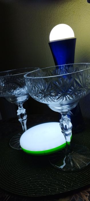 Ваза хрусталь ,2шт.Времен СССР.