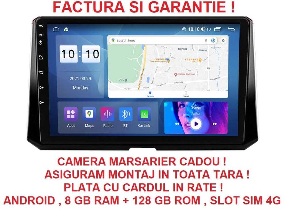 Navigatie Toyota Corolla din 2018 - 2022 , Noua Garantie 2GB 4GB 8GB
