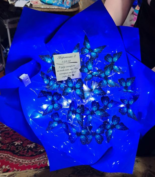 Цветы бабочки/сердечки