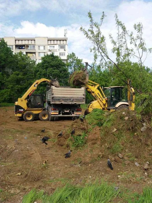 Услуги с Мини Челен Товарач(Бобкат) и Самосвал