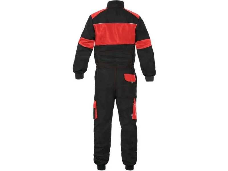 Мъжки работен гащеризон CXS LUXY ROBERT 1013 - Черно/Червено