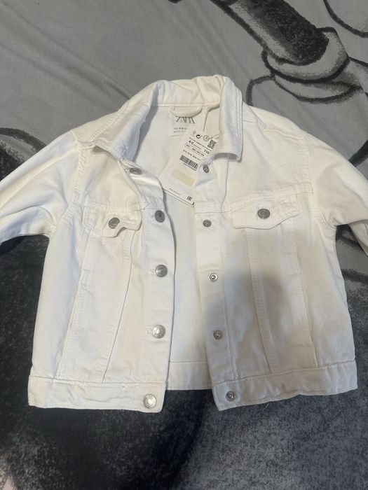 Geaca stil camase zara Noua si geaca piele h&m