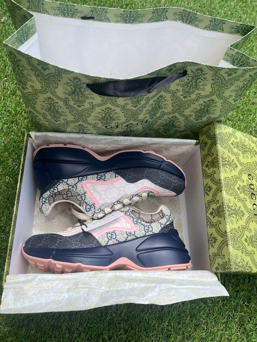 Gucci rhyton Pink Canvas Full box premium