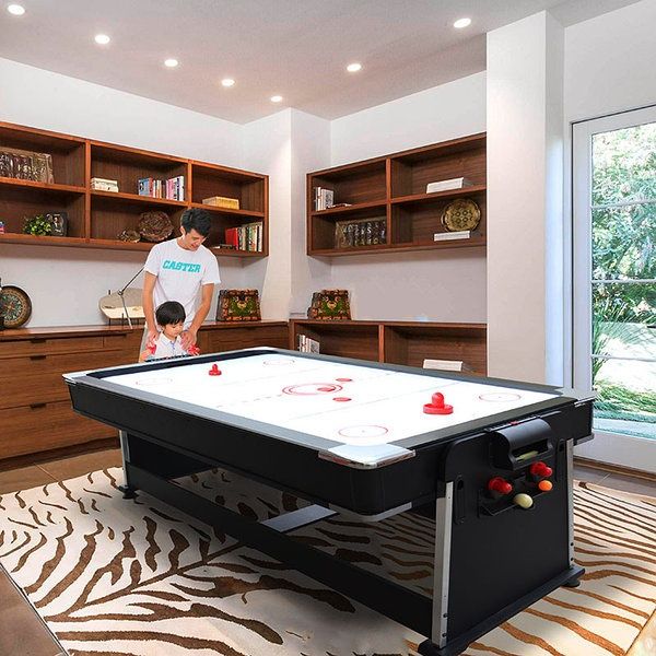 Игровой стол 4 в 1 Настольный теннис Аэрохоккей Бильярдный стол