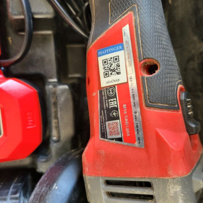 Milwaukee M18  CAG125X polizor unghiular  - flex