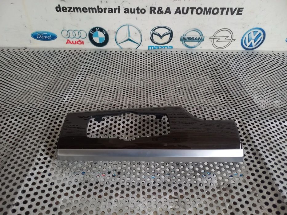 Ornament Trim Bord Bloc Lumini Lemn Mahan Bmw Seria 7 F01 F02 F03 F04 Volan Stanga Europa Dezmembre