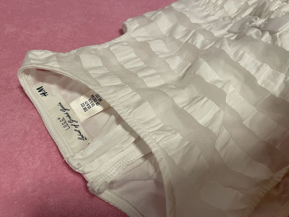 Rochiță alba H&M 6-7 ani
