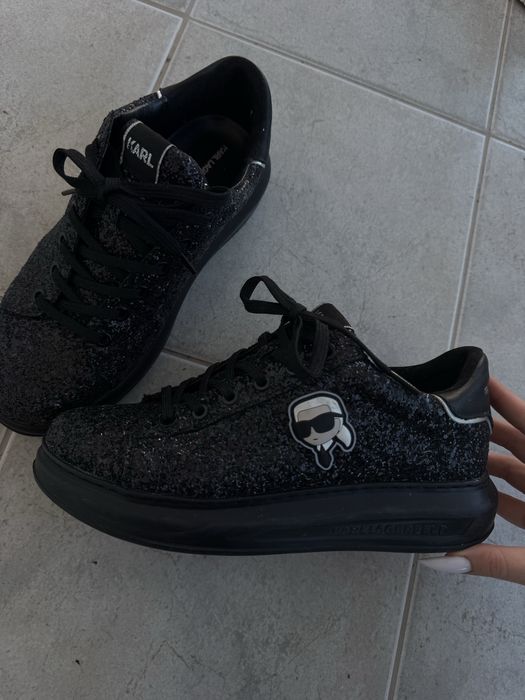 Karl lagerfeld kapri black glitter-оригинални