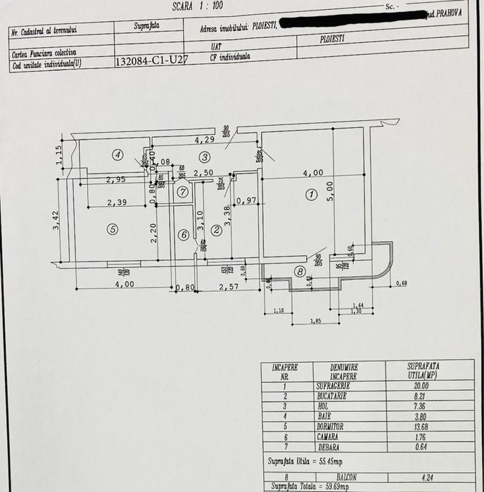 Apartament 2 camere/ DECOMANDAT/ Ploiesti