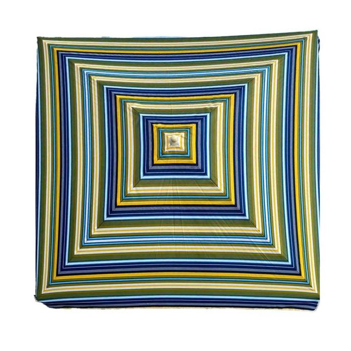 Квадратен градински чадър, многоцветен, 260x260 см Ф2.60 м