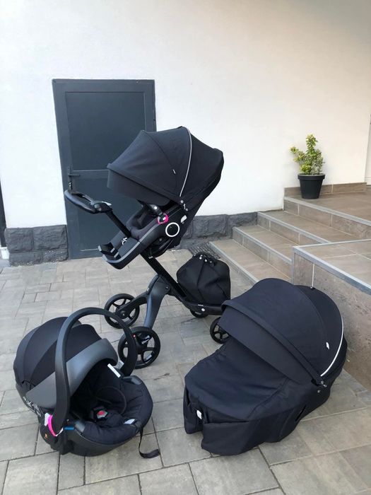 Cărucior Stokke Xplory V6 3 în 1 – stare foarte bună