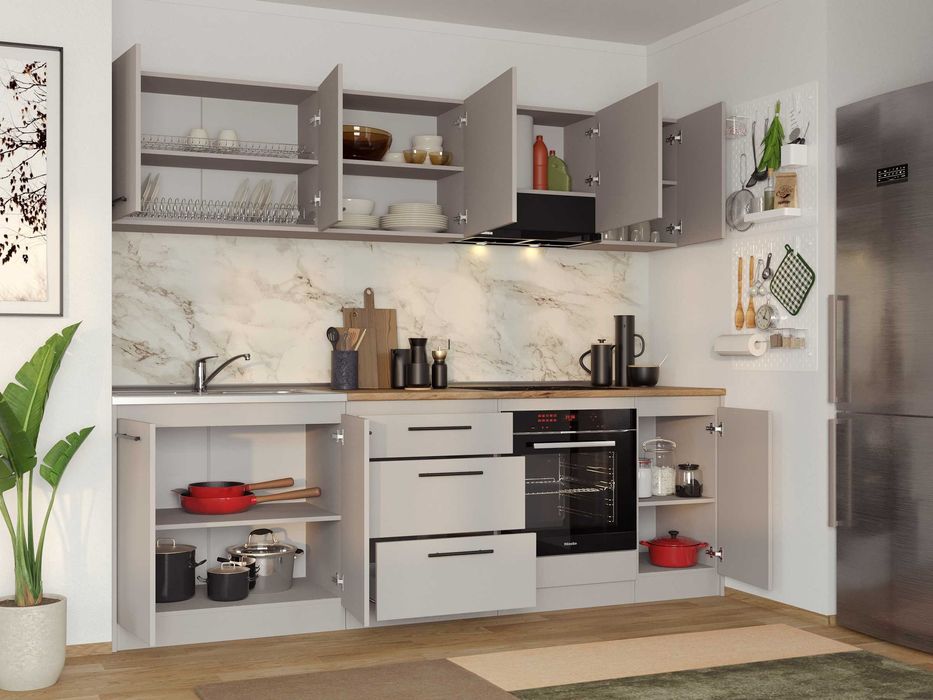 Set Mobila Bucatarie Linea 240 Casmir C06 - Transport Gratuit