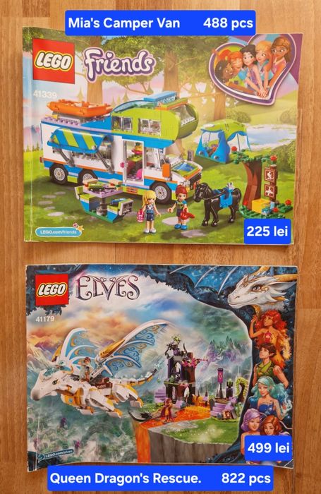 Seturi Lego originale complete, fara cutie