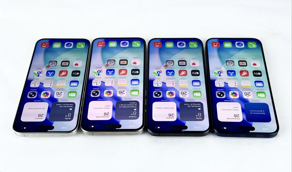 Apple iPhone 15 Pro Max 256GB Black / White / Natural / Blue Гаранция!