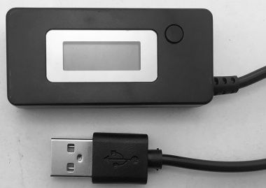 Voltmetru/Ampermetru/Termometru USB - 3-15V/0,5-3,5A C.C.