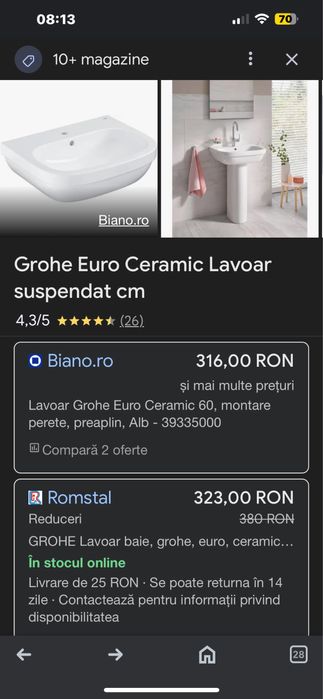 Lavoar/chiuveta Grohe