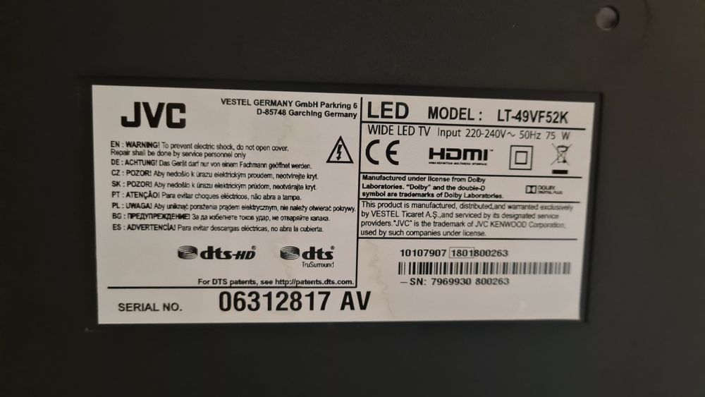 Televizor JVC pt piese