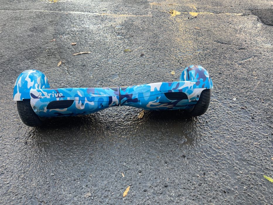 Hoverboard Electric 2Drive Camuflaj Albastru (Roți 6.5" / Bluetooth)
