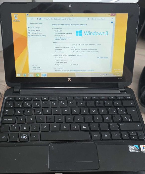 Mini Laptop HP si Packard Bell