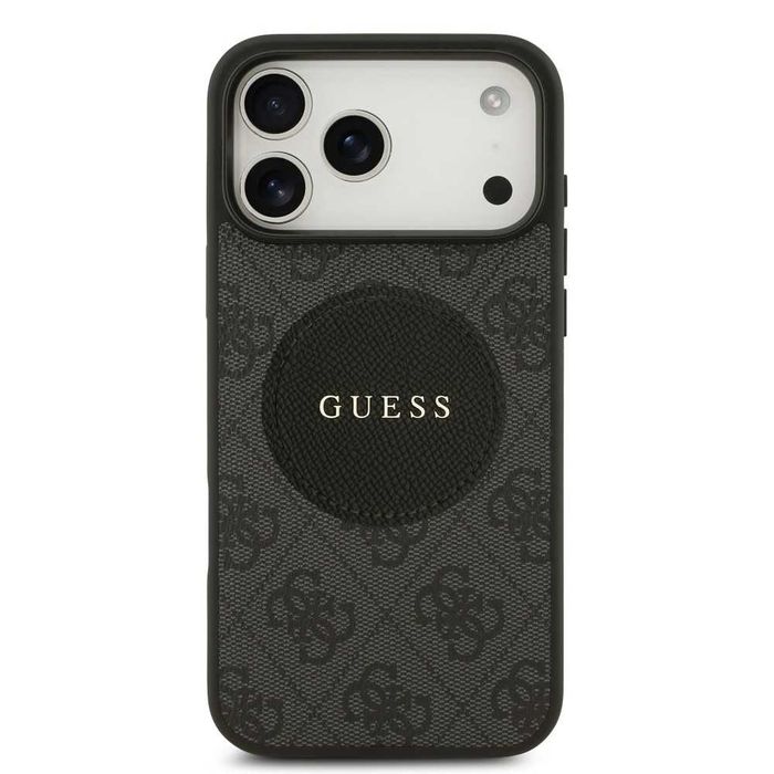 GUESS Калъф Magsafe за iPhone Air 17 17 Pro 17 Pro Max Черен /Classic