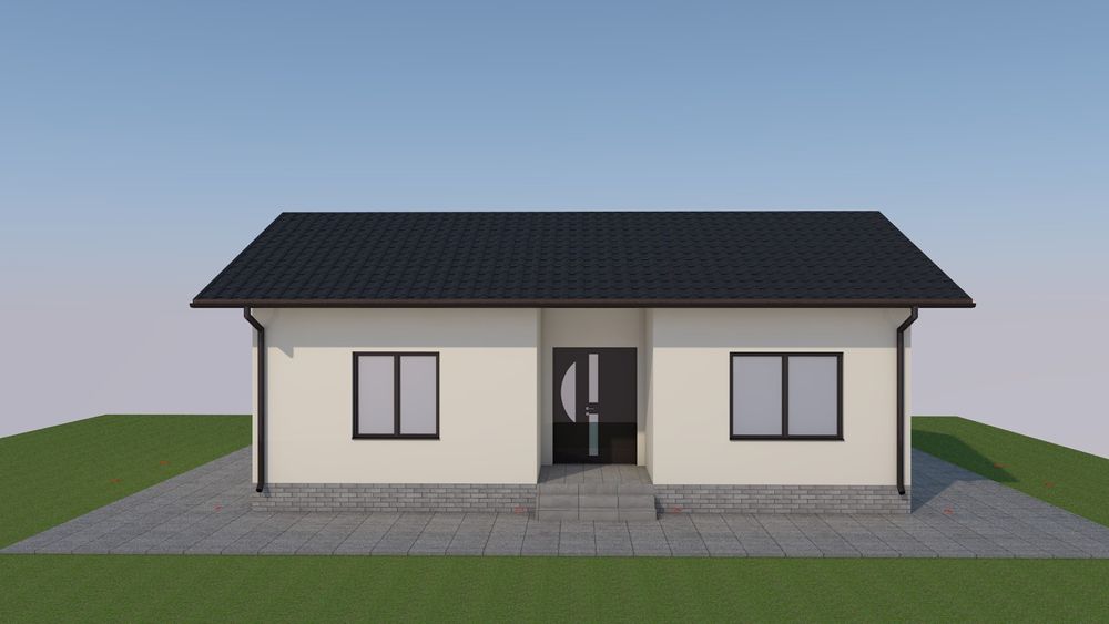 Construim case din structura metalica și panou sandwich