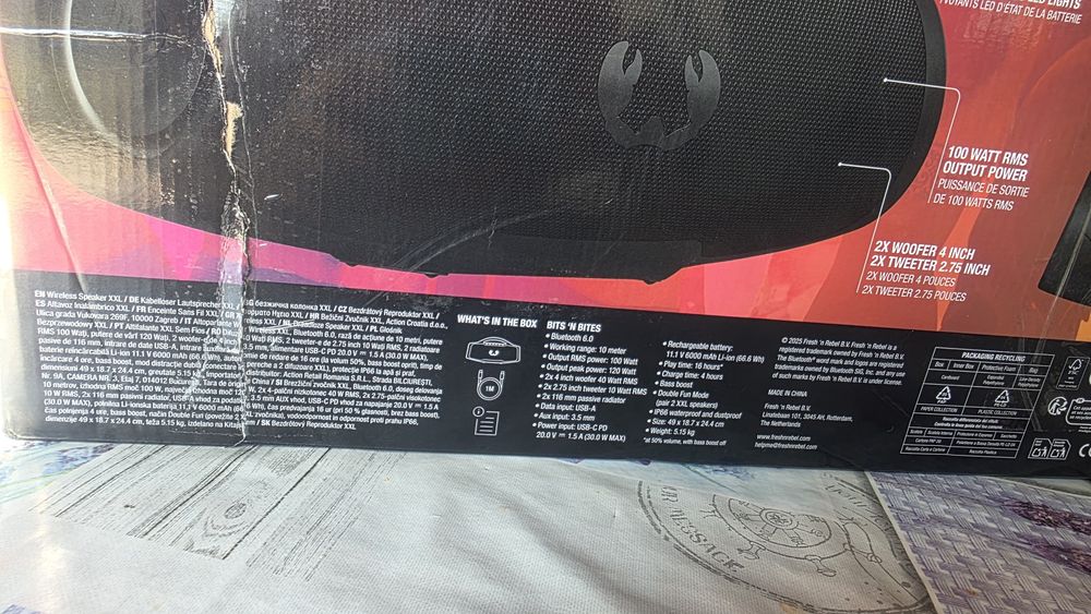 Fresh 'n Rebel wireless speaker xxl