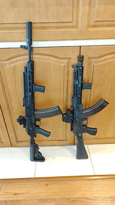 [Airsoft] SSR4 MK1 ETU /шел, спусък/, мотор, моторна ръкохватка, ASG M125, ззаглушител, хоп, бързомерец.
