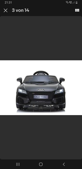 Audi TT masina de copii cu telecomanda adusa din Germania