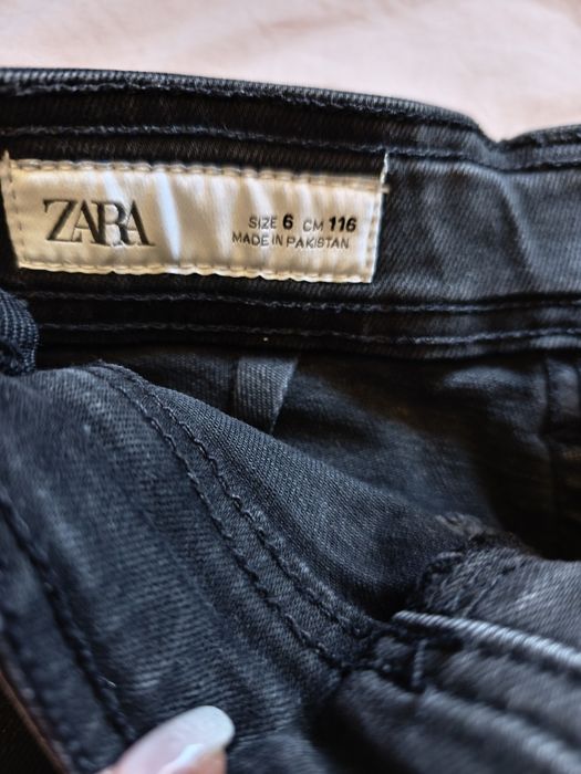Zara 116 дънки широк крачол