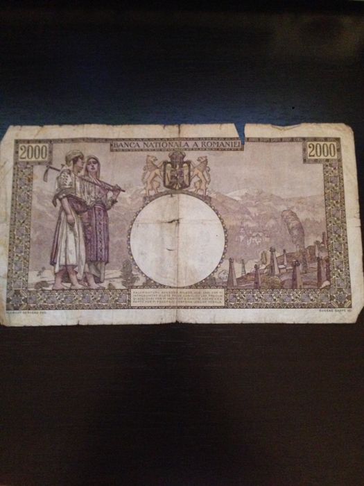 Bacnota veche -2000 -lei