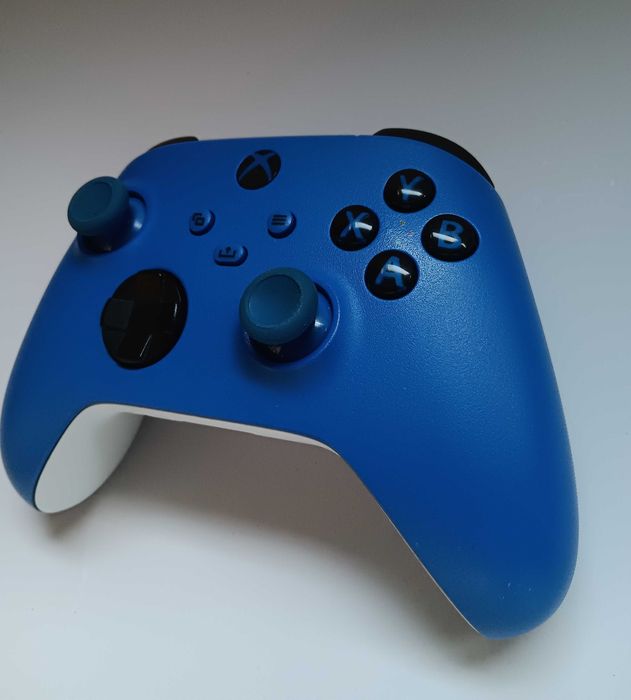 controller xbox one s, Albastru, manșa, Maneta, joystick