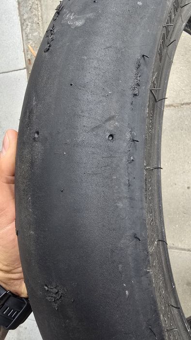 Dunlop d212 slick 190 55 17 и 120 70 17