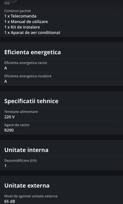 Aparat aer conditionat portabil Heber® 12000 BTU, SMART COOL, Wi-Fi, 3 in 1 Racire, Dezumidificare, Incalzire, Smart Life Gama 2025