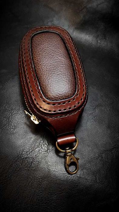 Калъф за ключове /кейс/от естествена кожа ръчна изработка