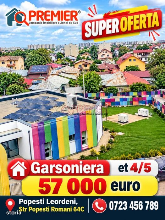 Superoferta Garsoniera Decomandata 35 Mp - 57.000 Euro