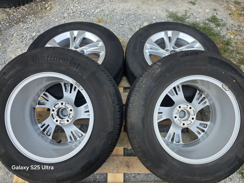 Лети джанти 16ки 5х108 Opel, Peugeot + летни гуми 215/70/16 Continental