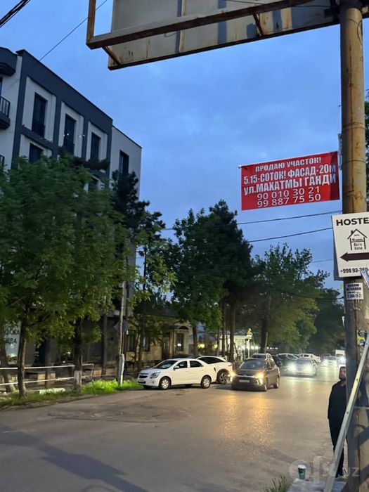 Участок в Центре 5,15 сот.Ул. Махатмы Ганди,метро Хамида Олимджана (
