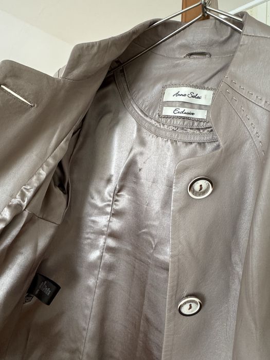 Продаю кожаное пальто