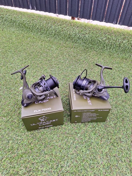 Set 2 mulinete Feeder si crap Fl Ultra Cast Carp Flx 7000 Long Cast