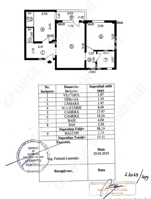 Iancului - Apartament cu 2 camere transformat in 3
