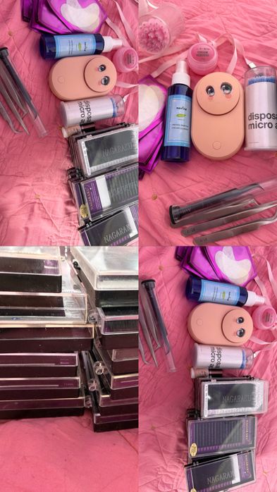 Готовый набор для  Начинающих мастеров наращивание ресниц!