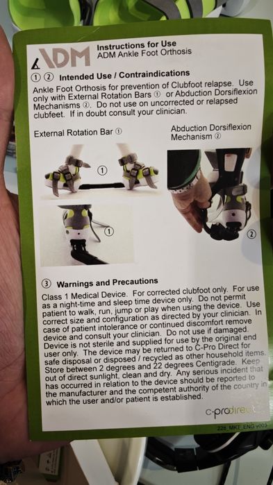 Ортопедични обувки късен понсети номер 11 еквинавсрусно ходило