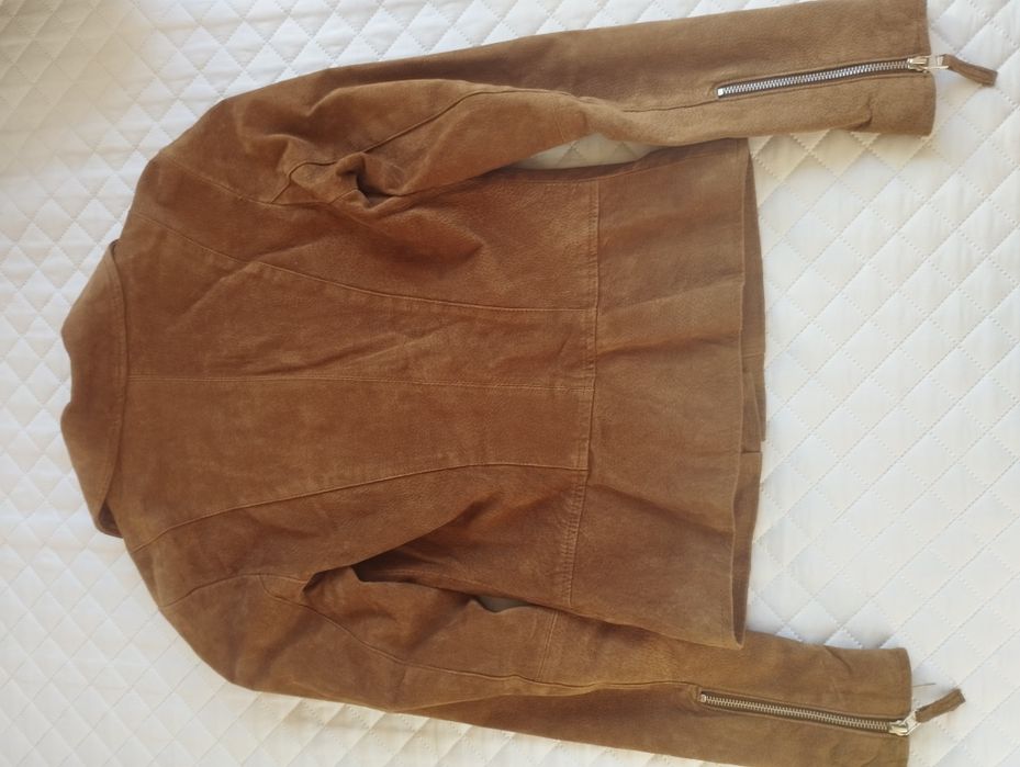 Geaca de piele ,maro