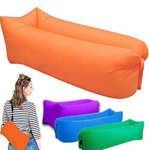 Въздушен надуваем диван / легло за плаж къмпинг планина градина