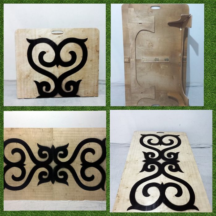 Трансформер жер стол квадратный