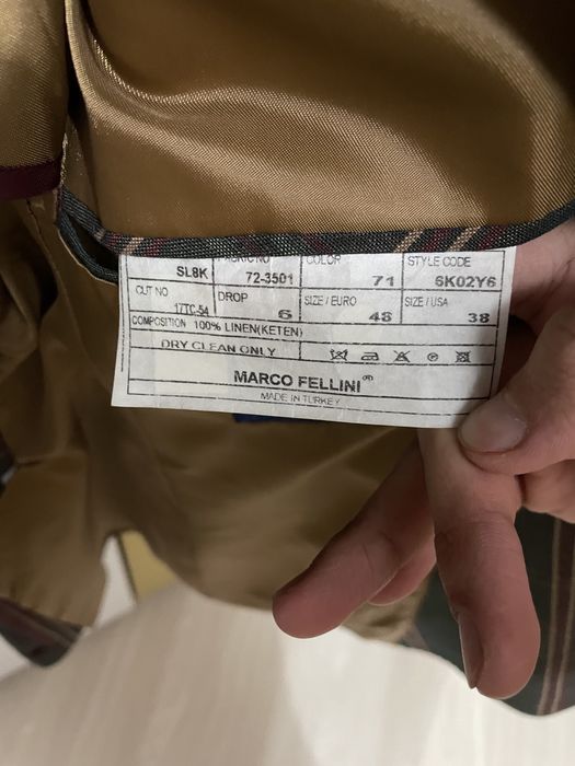 Продам итальянский двубортный пиджак