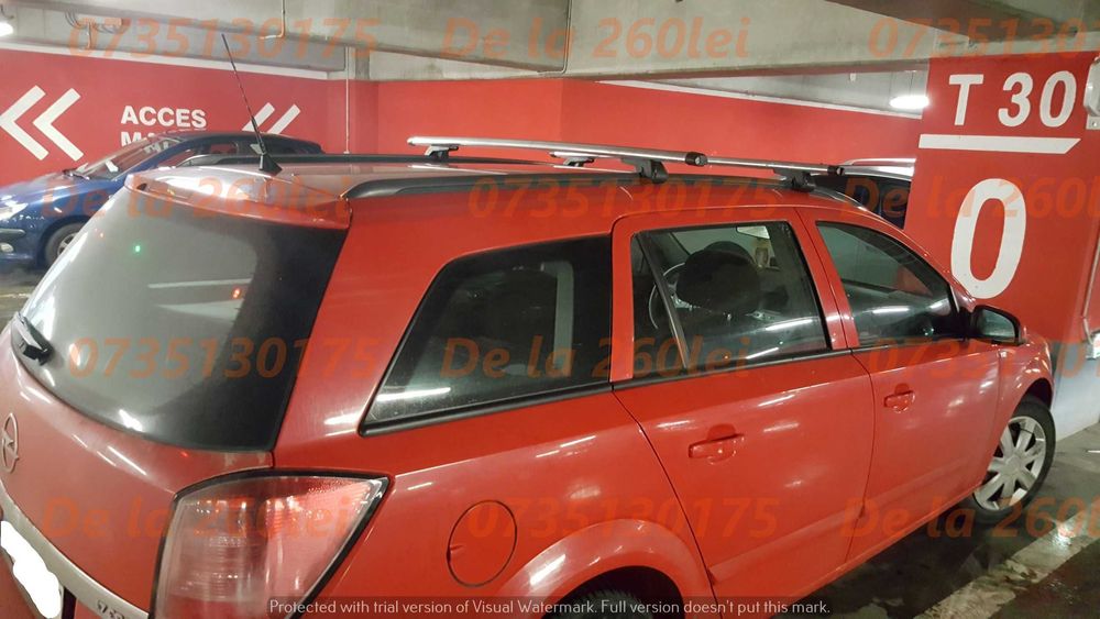 Bare transversale portbagaj OPEL Astra F G H J / Zafira A B C ALUMINIU