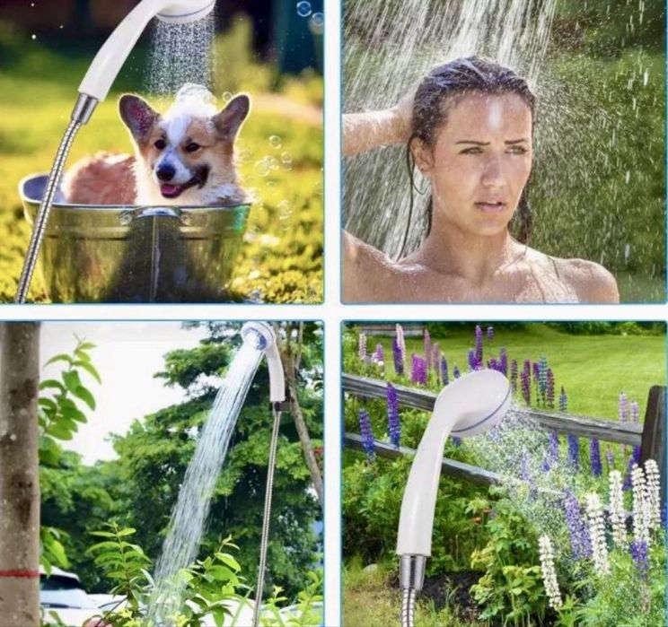 Преносим душ с батерия